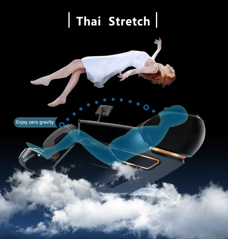 New Design Smart Bluetooth Speaker Recliner Massage Chair Shiatsu Massage