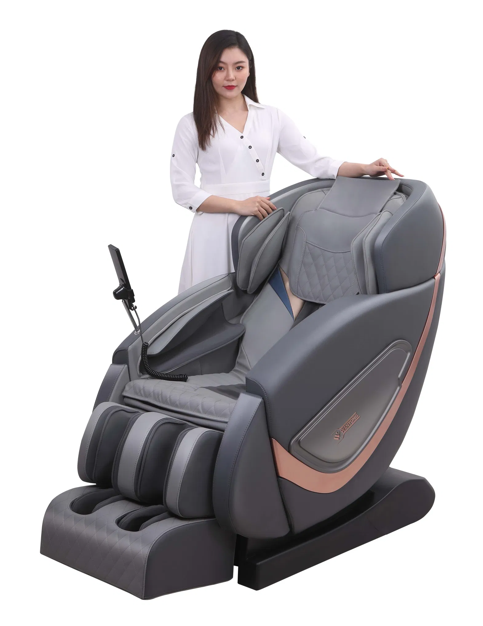 New Wantong Model Full Body 3D Zero Gravity SL Track 4D Full Body Massage Chair Zero Gravity Recliner Massage Chair with Music for Sale