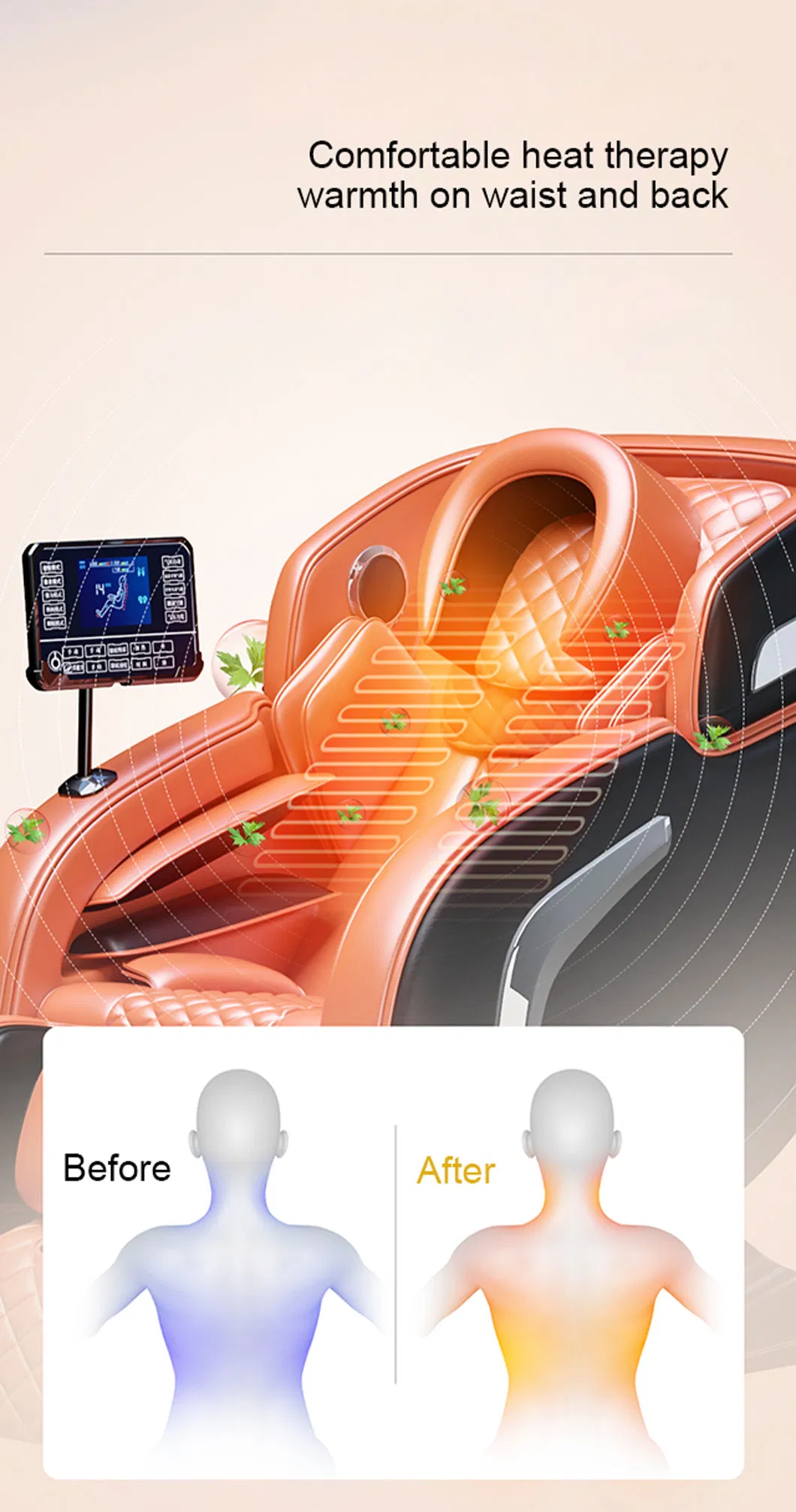 Ningde Gravity Zero 3D Smart Massage Head Massaging Massage Chair with Spare Parts