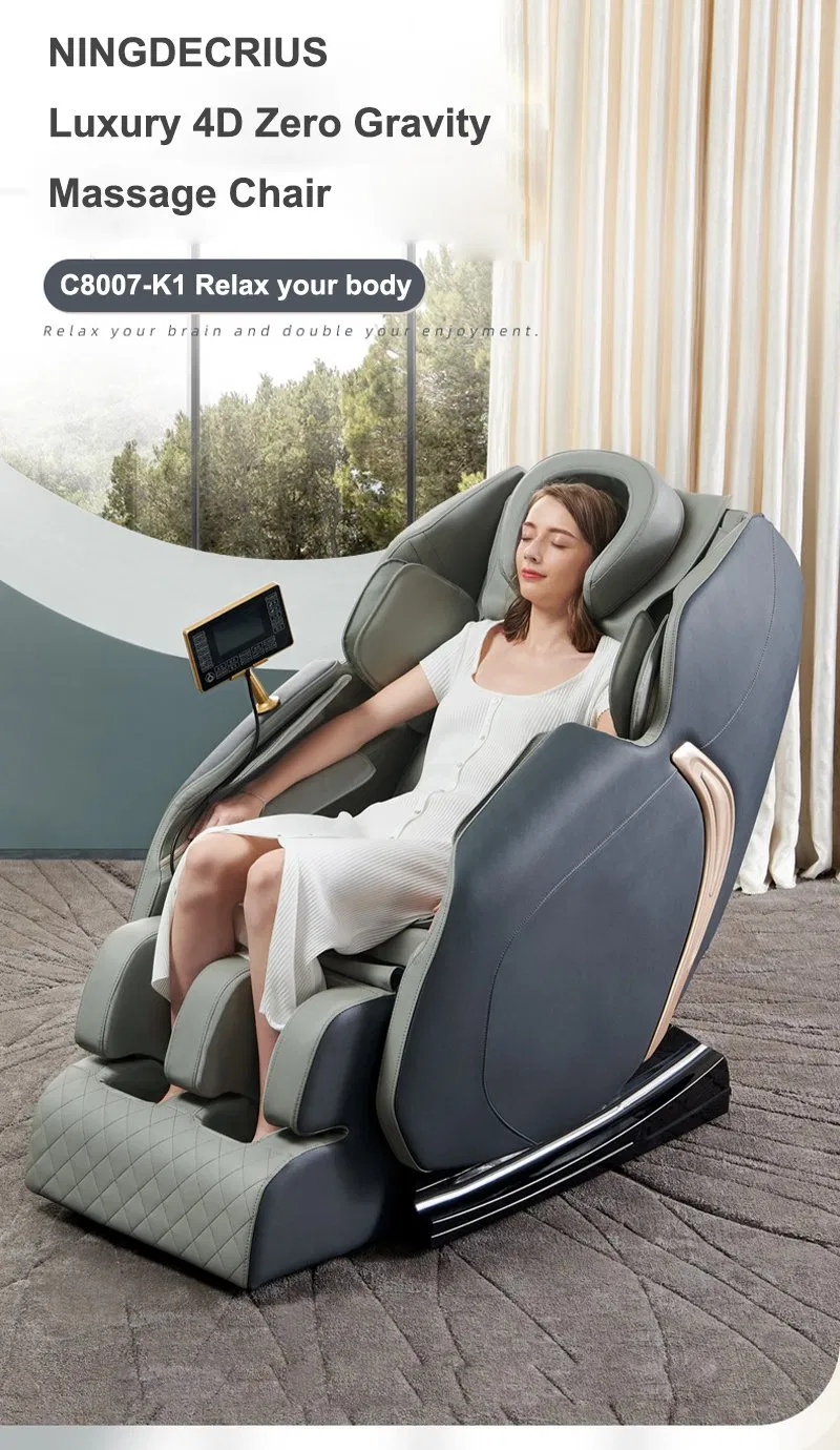 Ningdecrius Wholesale Hot Selling C8007-K1 OEM Full Body Massager Electric Zero Gravity 4D Airbag Shiatsu Massage Chair