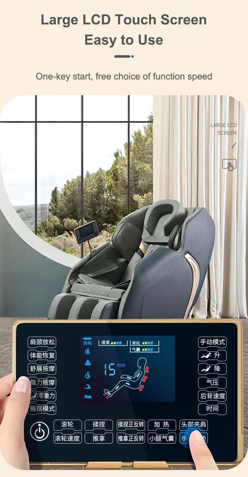 Ningdecrius Wholesale Hot Selling C8007-K1 OEM Full Body Massager Electric Zero Gravity 4D Airbag Shiatsu Massage Chair