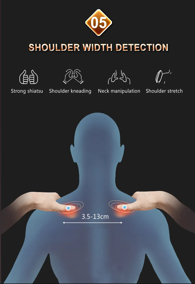 No Need Install Life Power Massage Chair 4D Shiatsu Heating Full Body