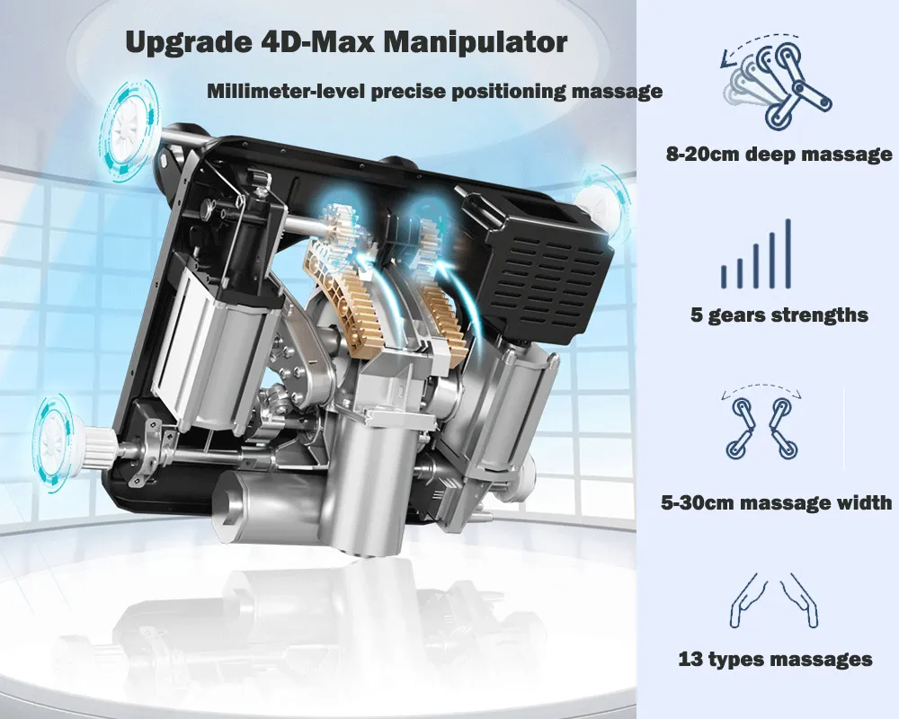 OEM Available Luxury Full Body Shiatsu Massage chair