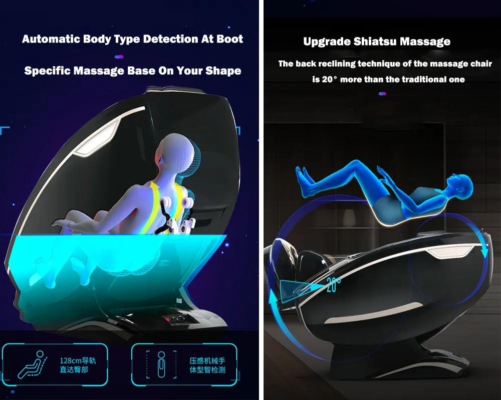 OEM Available Luxury Full Body Shiatsu Massage chair