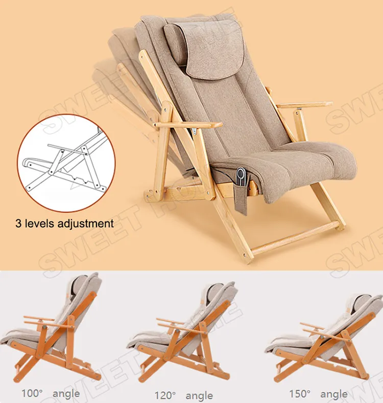 OEM Foldable Electric Thai Salon Shiatsu Recliner Massage Sofa Full Body Heating Vibration Massage Chair