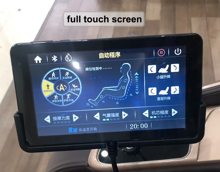 Premium Modern SL Track Electric 3D Full Body Airbags Zero Gravity Professional Boss Leather 4D Massage Chair