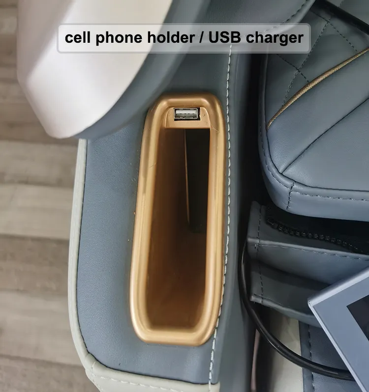 Premium Modern SL Track Electric 3D Full Body Airbags Zero Gravity Professional Boss Leather 4D Massage Chair