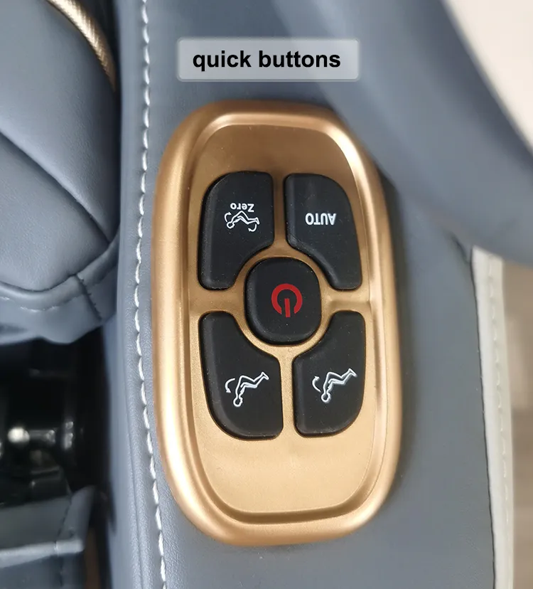 Premium Modern SL Track Electric 3D Full Body Airbags Zero Gravity Professional Boss Leather 4D Massage Chair