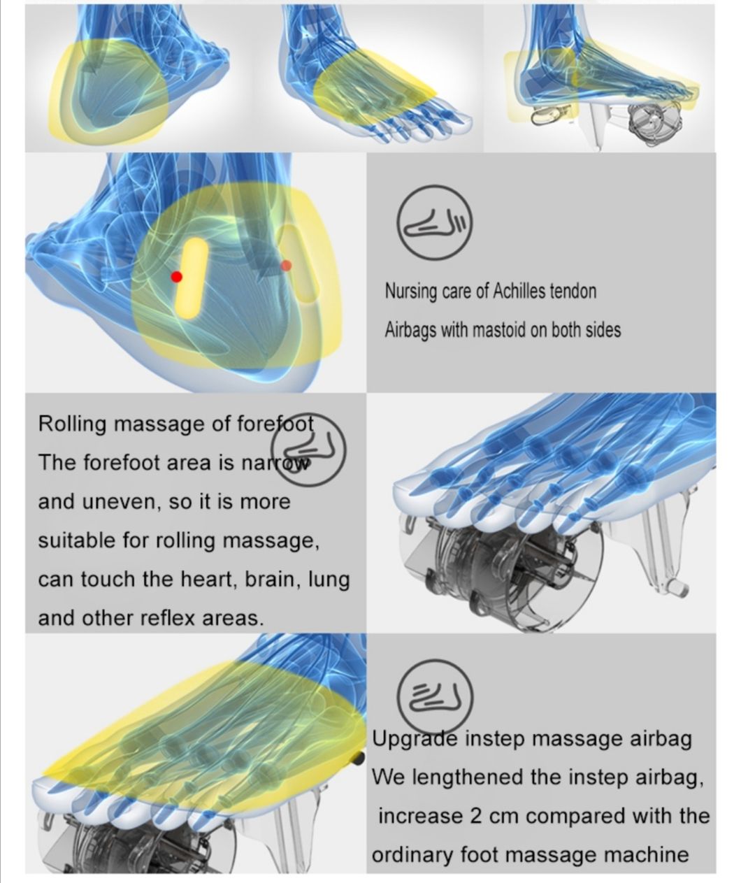 Promotion Products Vibrating Kneading Electric Foot Massager