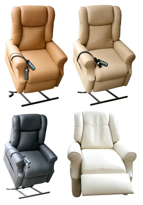 PU Leather Water Proof Salon Furniture Heat Recliner Lift Chair