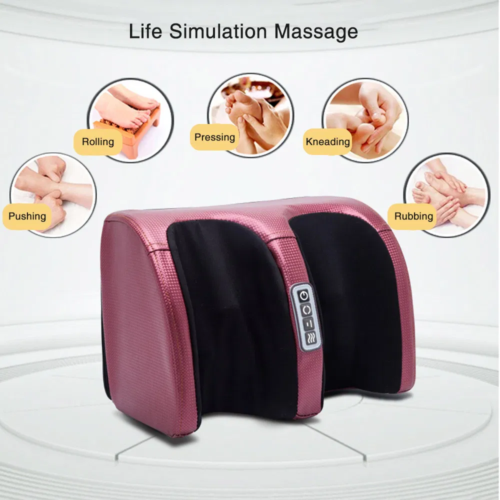 Relaxation Kneading Roller Vibrator Calf Leg Electric Heating Foot Massage Machine
