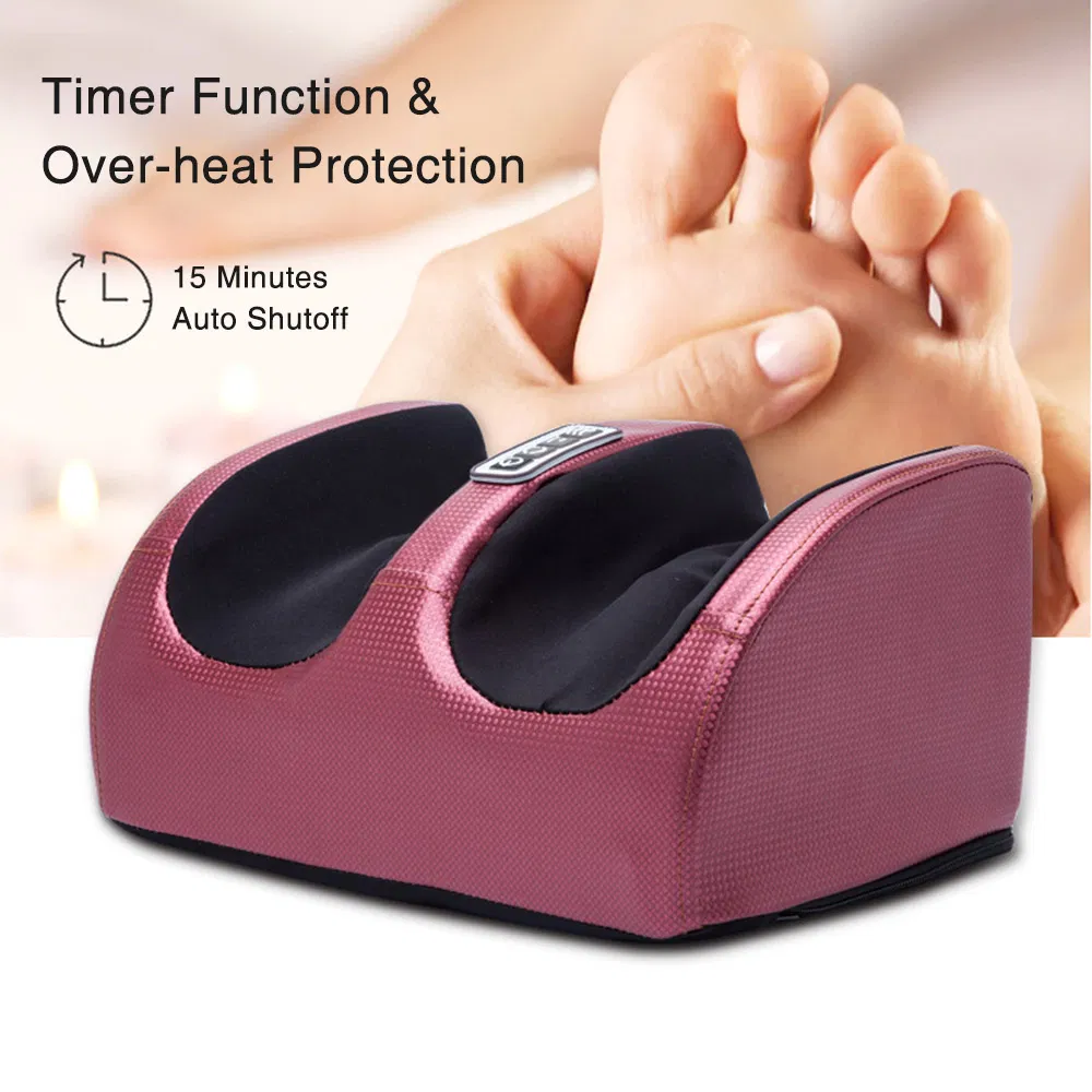 Relaxation Kneading Roller Vibrator Calf Leg Electric Heating Foot Massage Machine