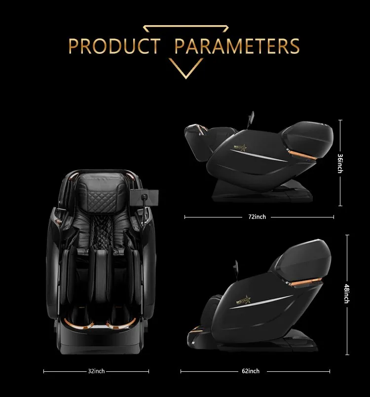 Salon Relaxing Body Care Boss Massage Chair 4D Zero Gravity