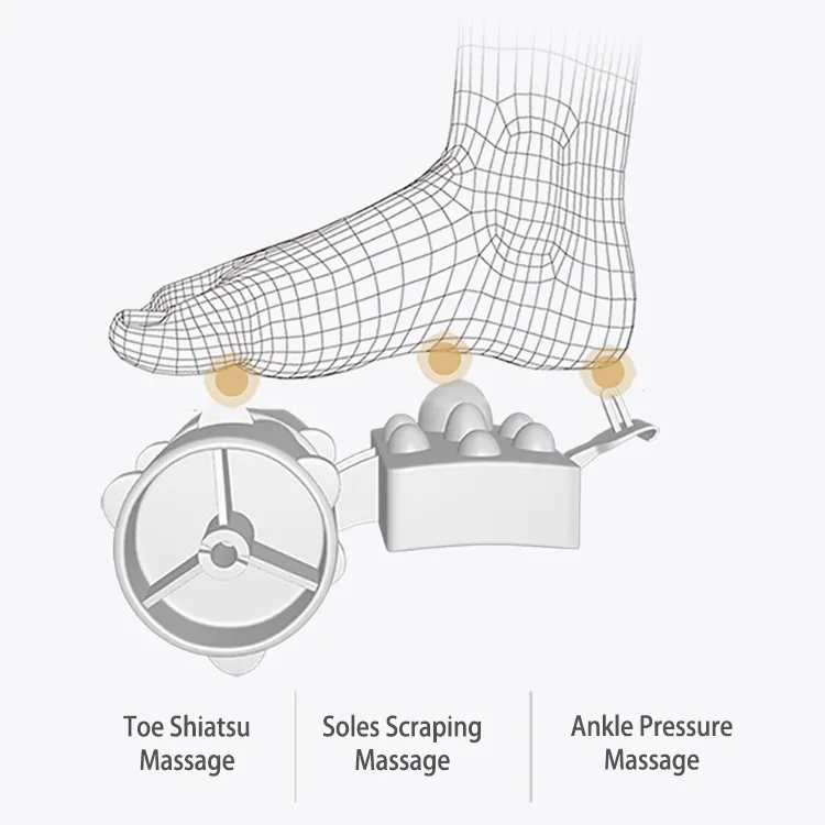 Scraping Rolling Kneading Whole Feet Air Bag Wrapped Squeezing Massage Foot Massager