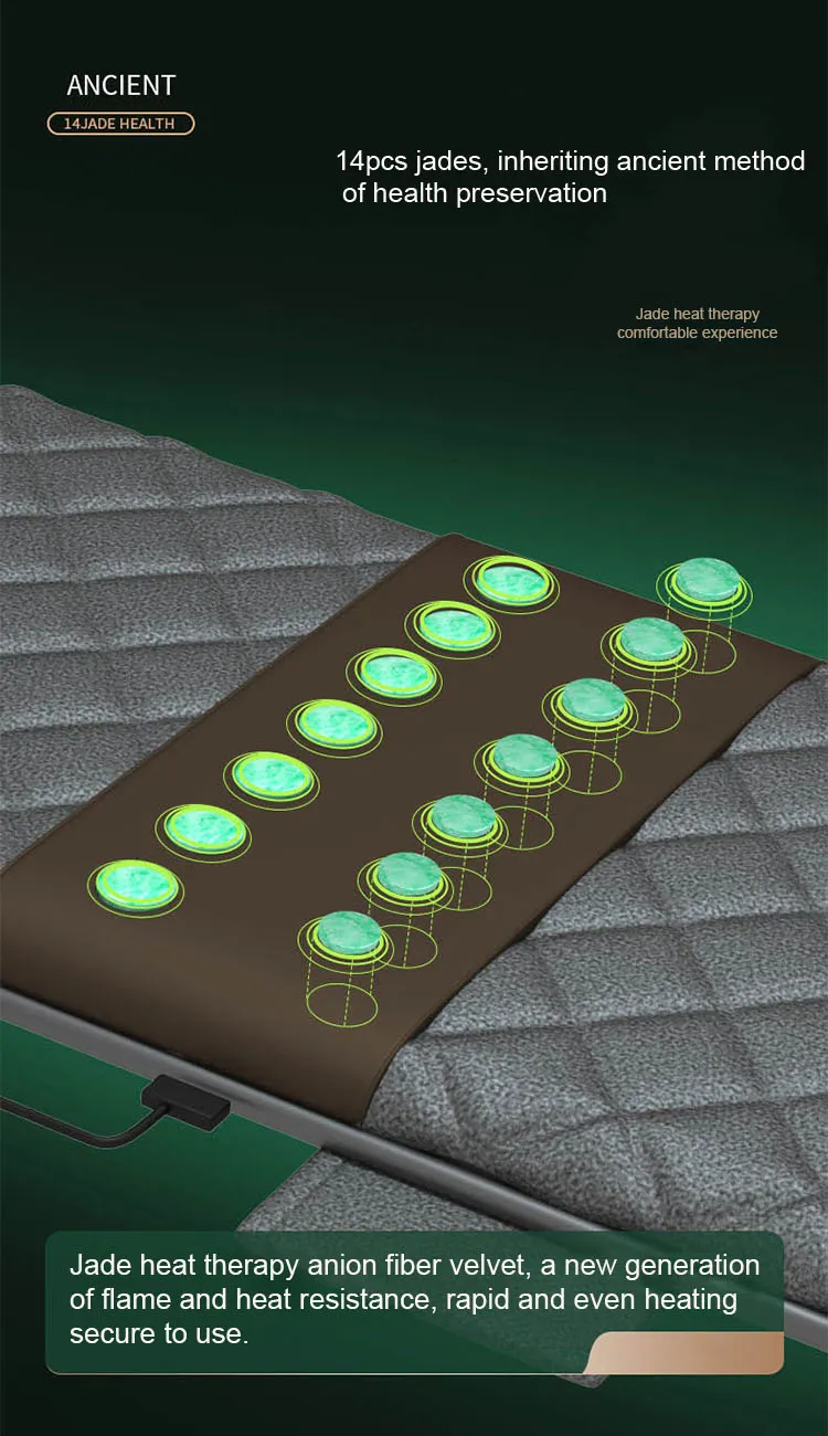 Thai Thermal Modern Bed Folding Massage Bed with Storage Massage Functions