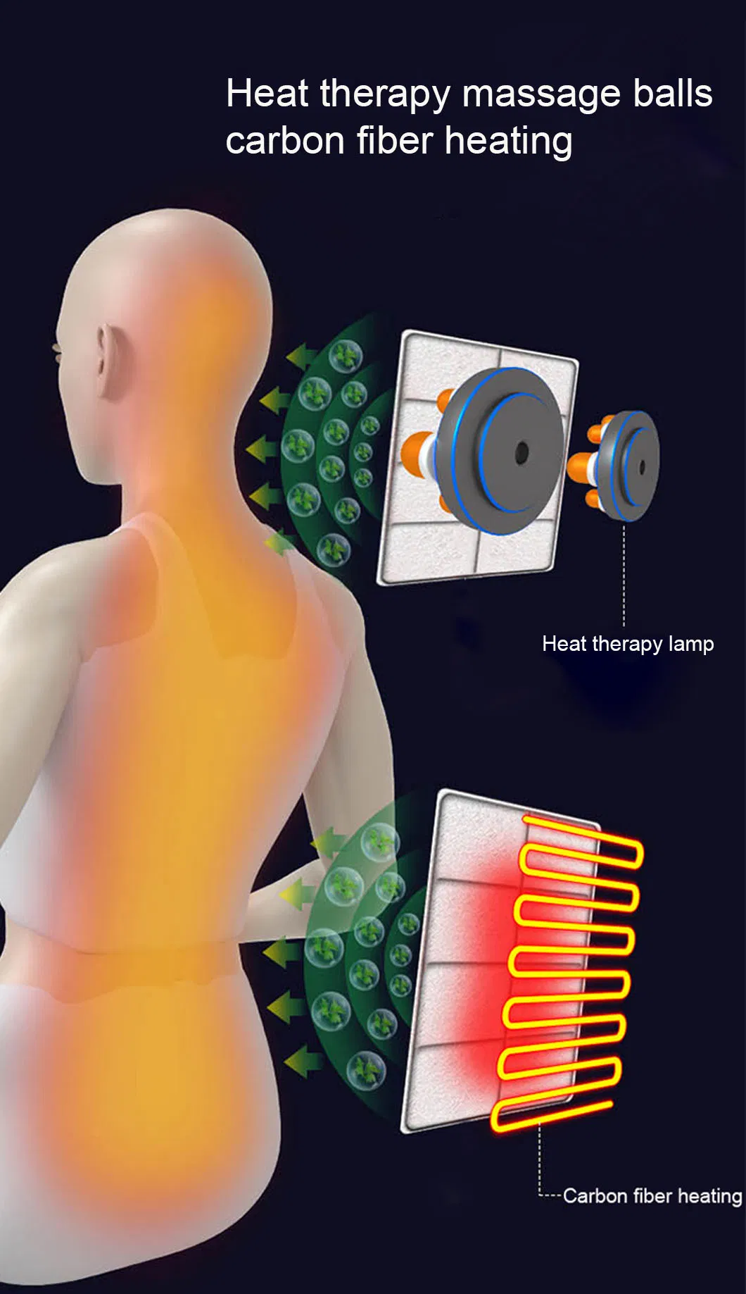 Thai Thermal Modern Bed Folding Massage Bed with Storage Massage Functions