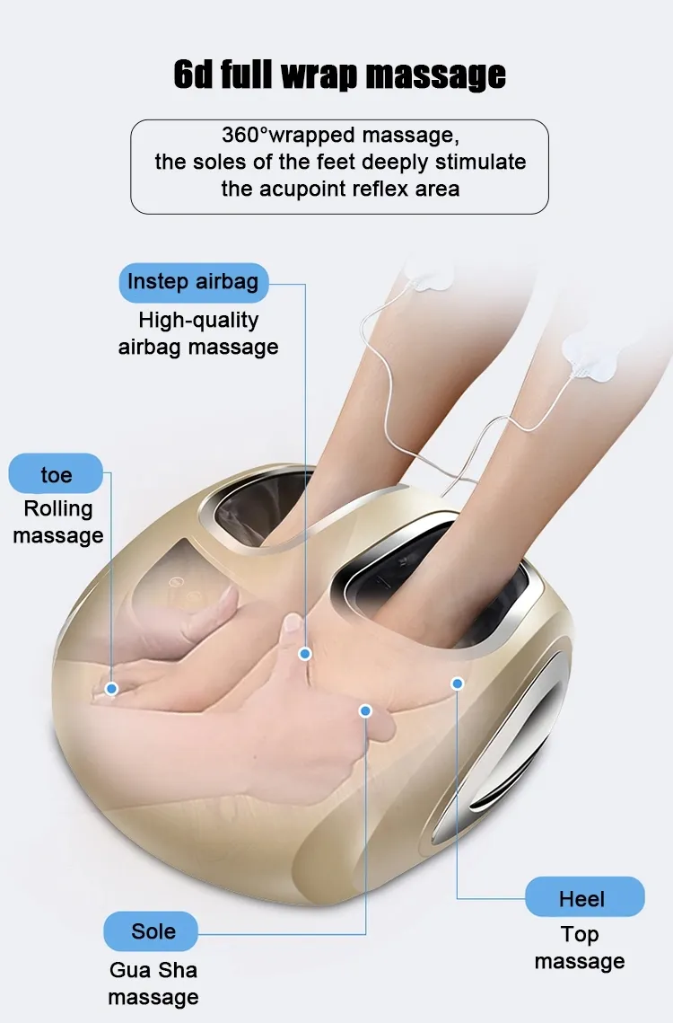Toe Massager Far Infrared Foot Moxibustion Regular Foot Warm Massage Shiatsu Deep Kneading