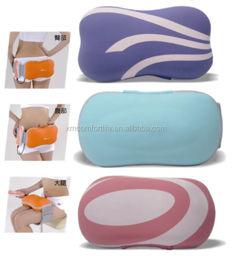 Vibro Shape Massage Belt Heating Dual Motor Vibration Fat Burning Massage Belt