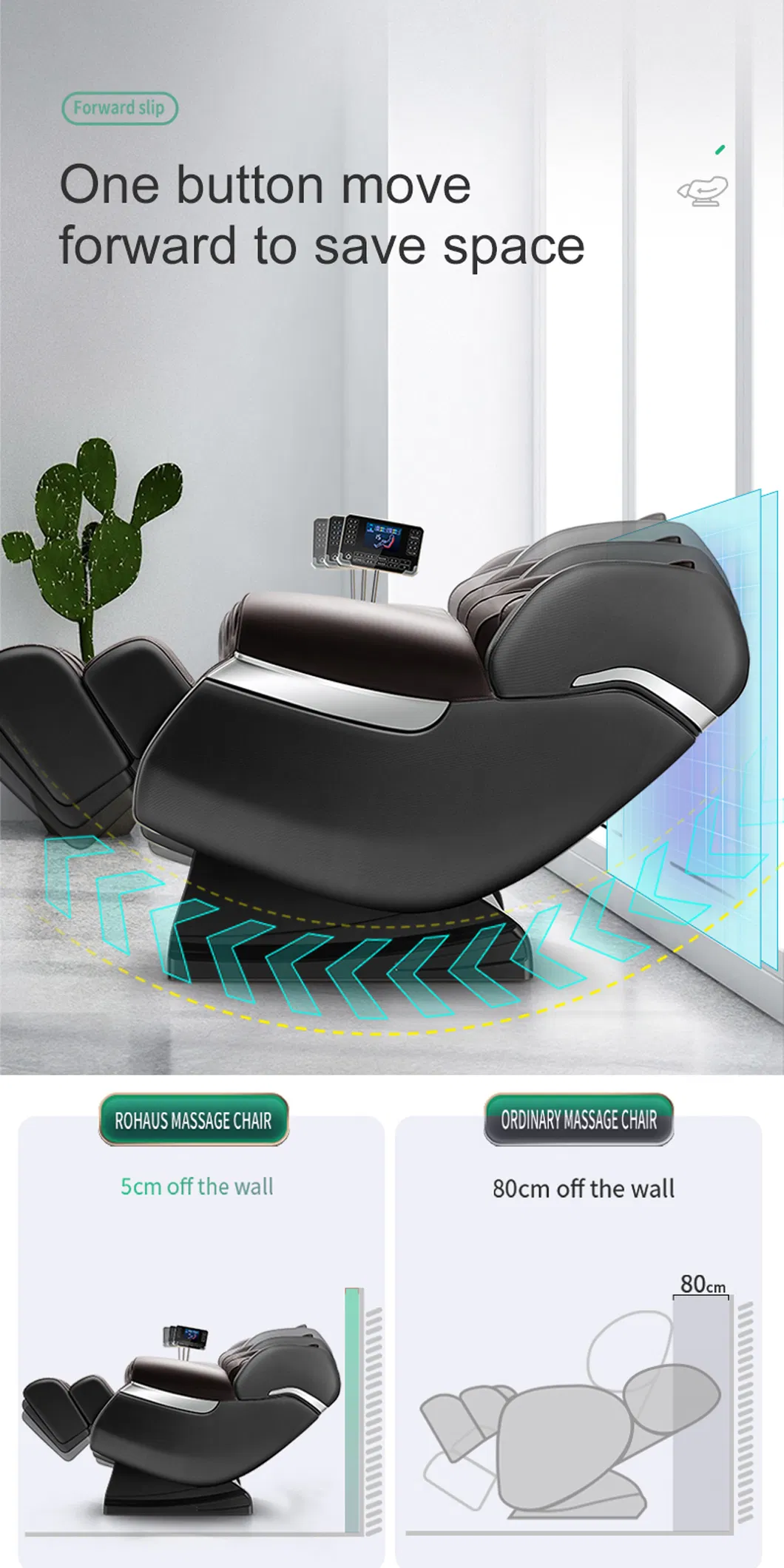 Wholesale Full Body Air Bags Wrapping Foot Massage Zero Gravity Electric Massage Chair